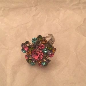 Vintage ring with color stone